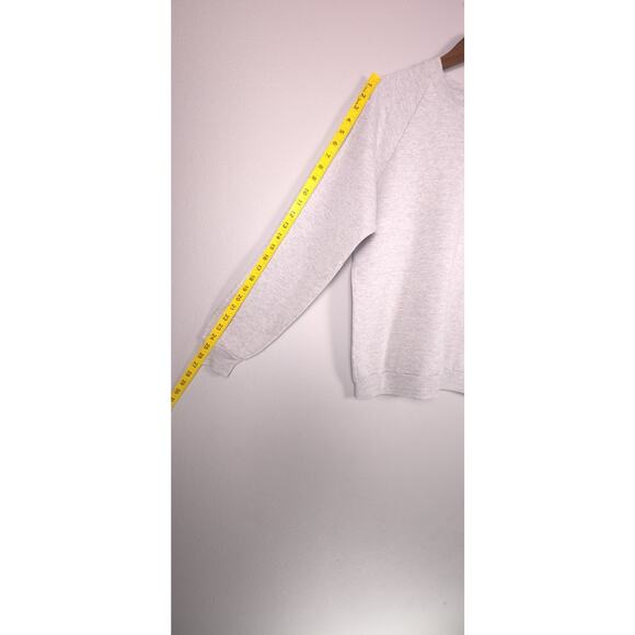 Vintage Jerzees “BOSS Technologies”Light Gray Sweatshirt Made in USA Size XL 46 - Picture 10 of 11